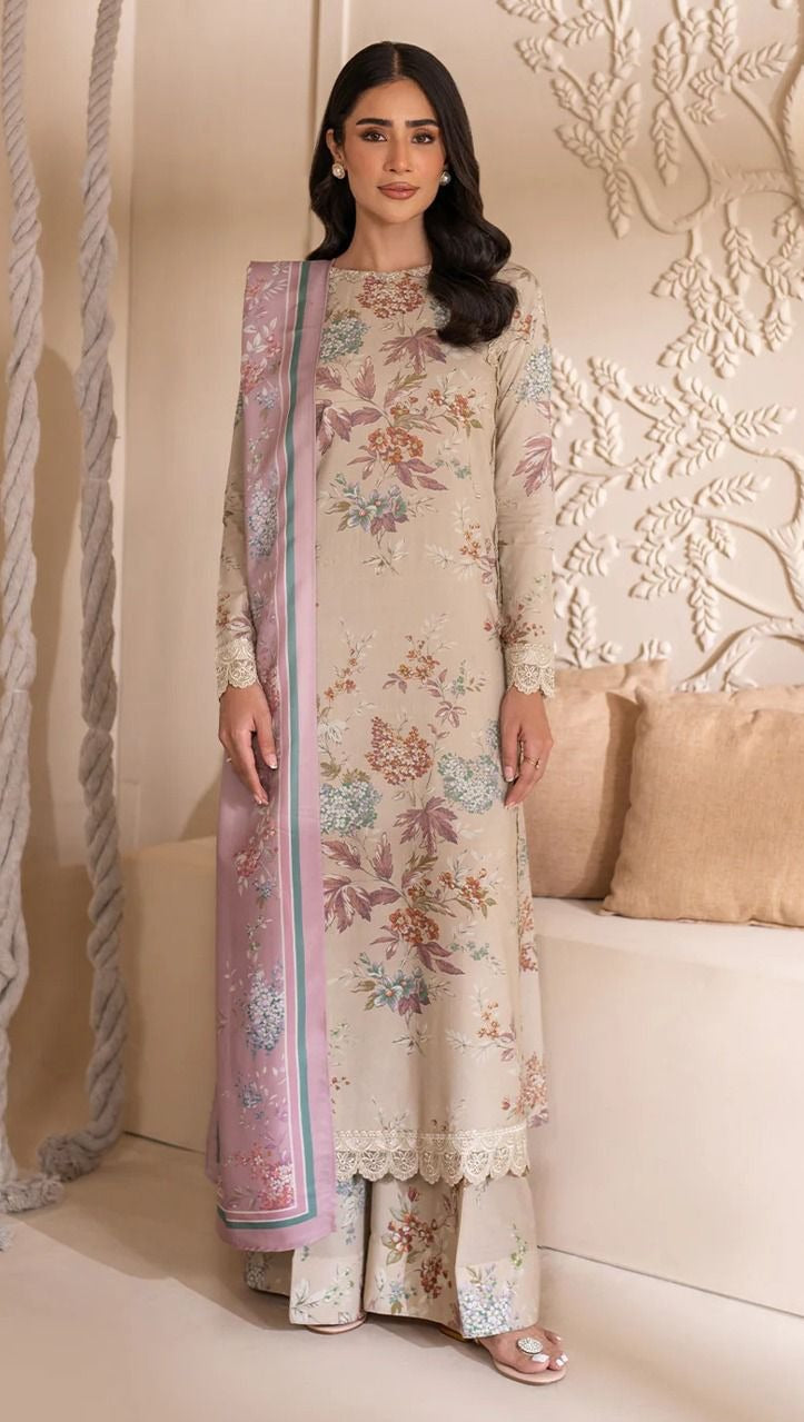 3 Pc - Airjet Dhanak Full Printed Suit