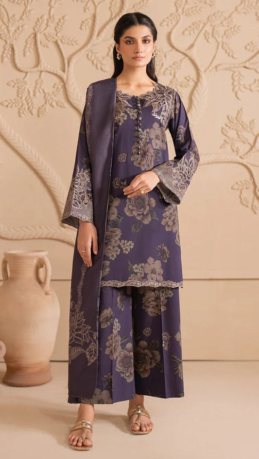 3 Pc - Airjet Dhanak Full Printed Suit